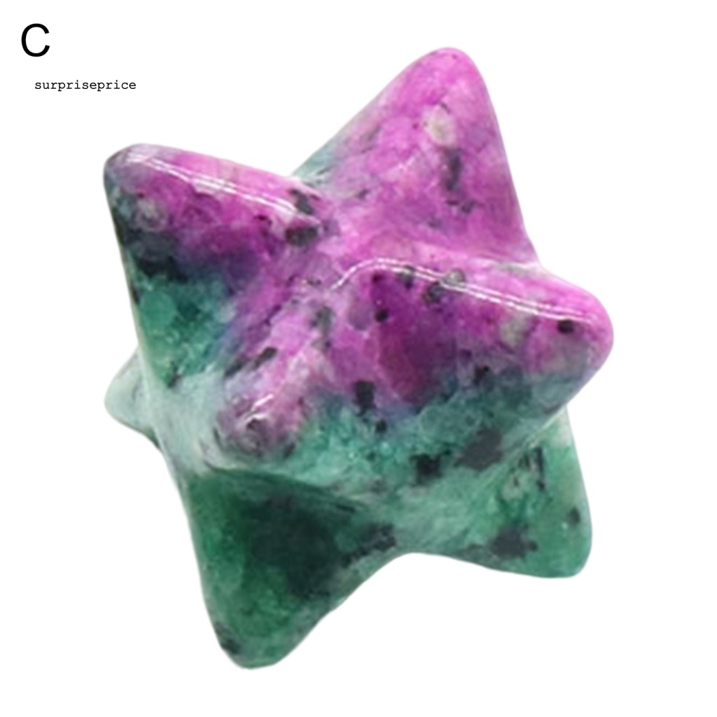 Spa Tượng Ngôi Sao Đá Lục Giác Chạm Khắc Đánh Bóng Trang Trí Nhà Cửa