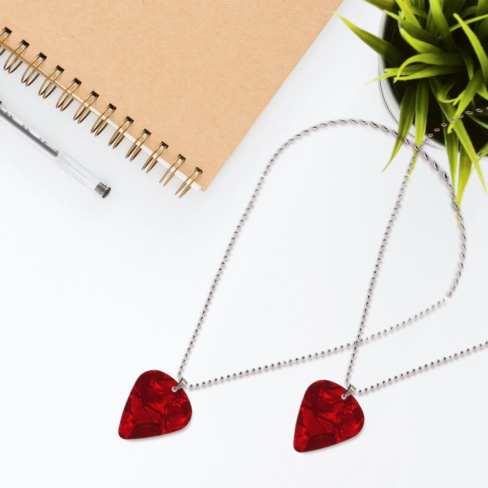 Necklace Guitar Pick Shaped Creative Fashionable Movie Pendant Necklaces