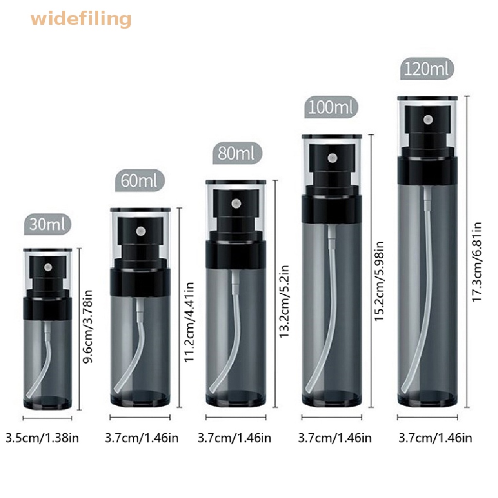 Chai Nhựa Rỗng Màu Đen Dung Tích 30 / 60 / 80 / 100 / 120ml