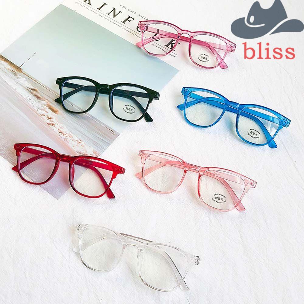 Mắt Kính Gọng Tròn Chống Bức Xạ Màu Hồng Dành Cho Bé