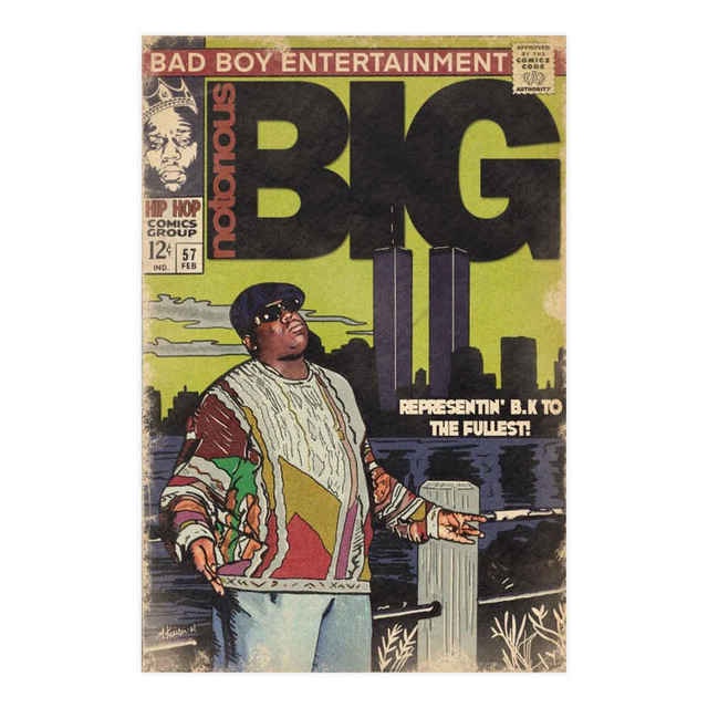 Poster Giấy Kraft Treo Tường Trang Trí In Hình Rapper Aesthetic Nwa ...