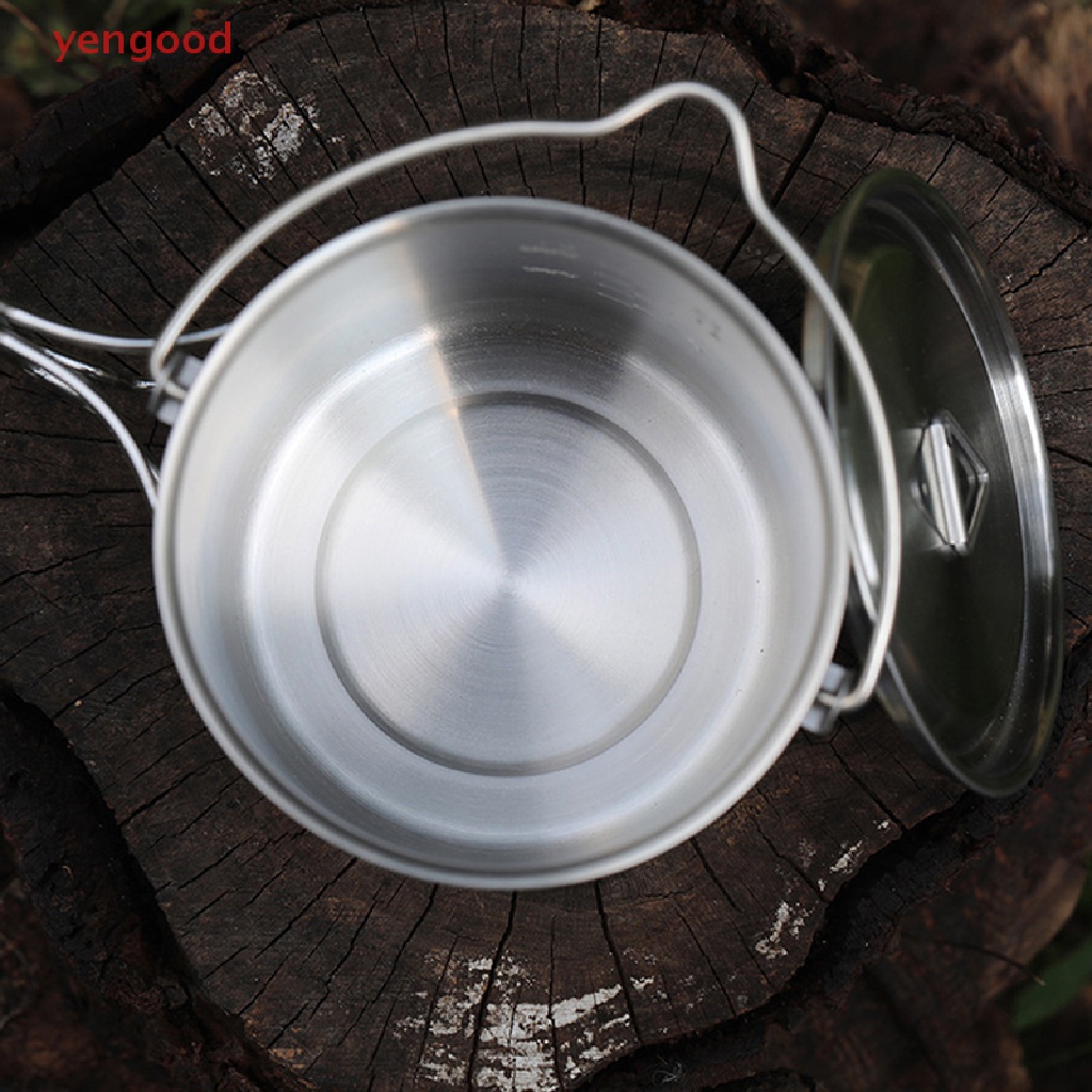 Cốc Cà Phê Bằng Thép Không Gỉ Có Tay Cầm Có Thể Gấp Gọn Tiện Dụng Mang Theo Du Lịch