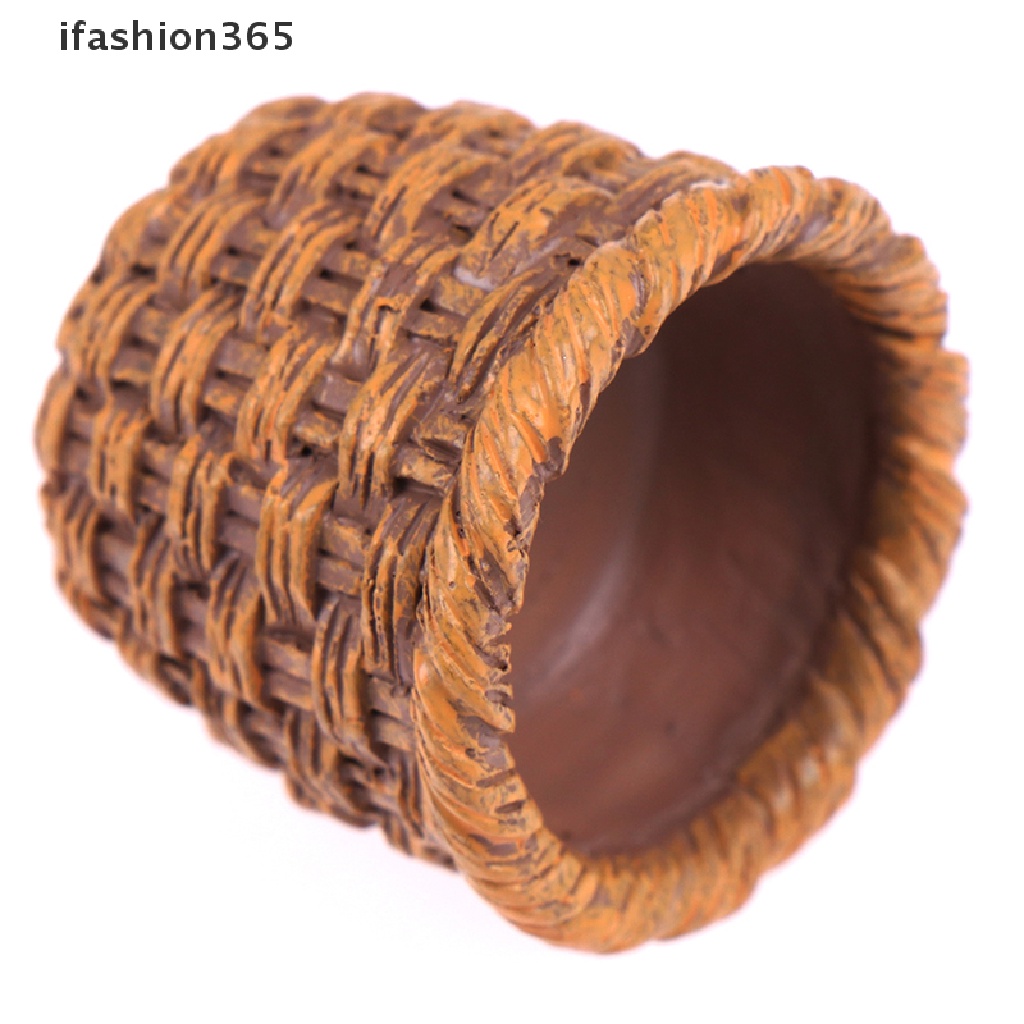 1 Giỏ Đựng Đồ Dùng Bằng Nhựa Resin Cho Nhà Búp Bê 1: 12