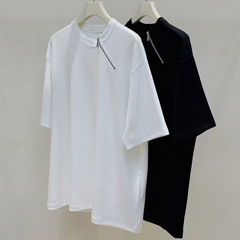 Áo kiểu INCERUN tay ngắn dáng rộng thời trang dành cho nam