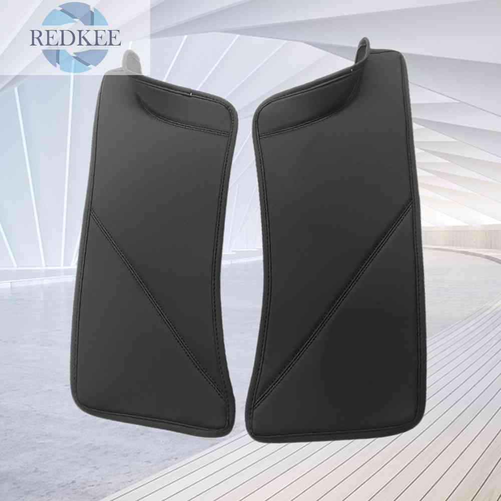 1 Cặp Đệm Da PU Chống Bẩn Bảo Vệ Cửa Sau Xe Hơi Tesla Model Y 22-23