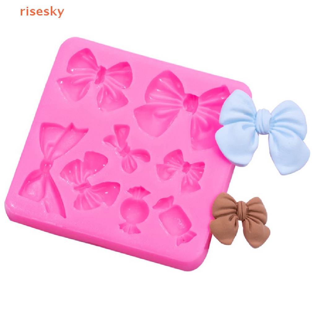 Khuôn Silicone Làm Bánh Hình Nơ Xinh Xắn
