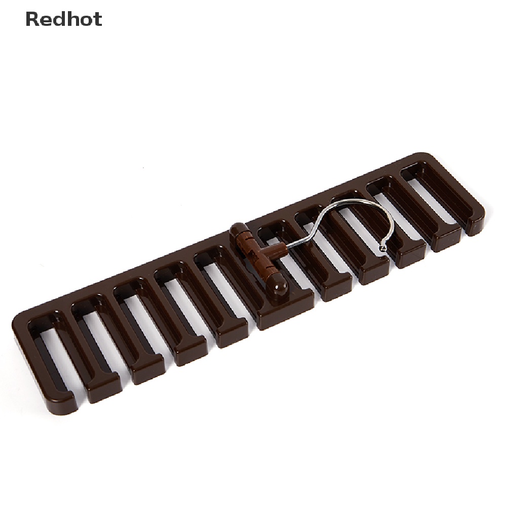 &lt; Redhot &gt; Giá Treo Cà Vạt Thắt Lưng 10 Ngăn Đa Năng