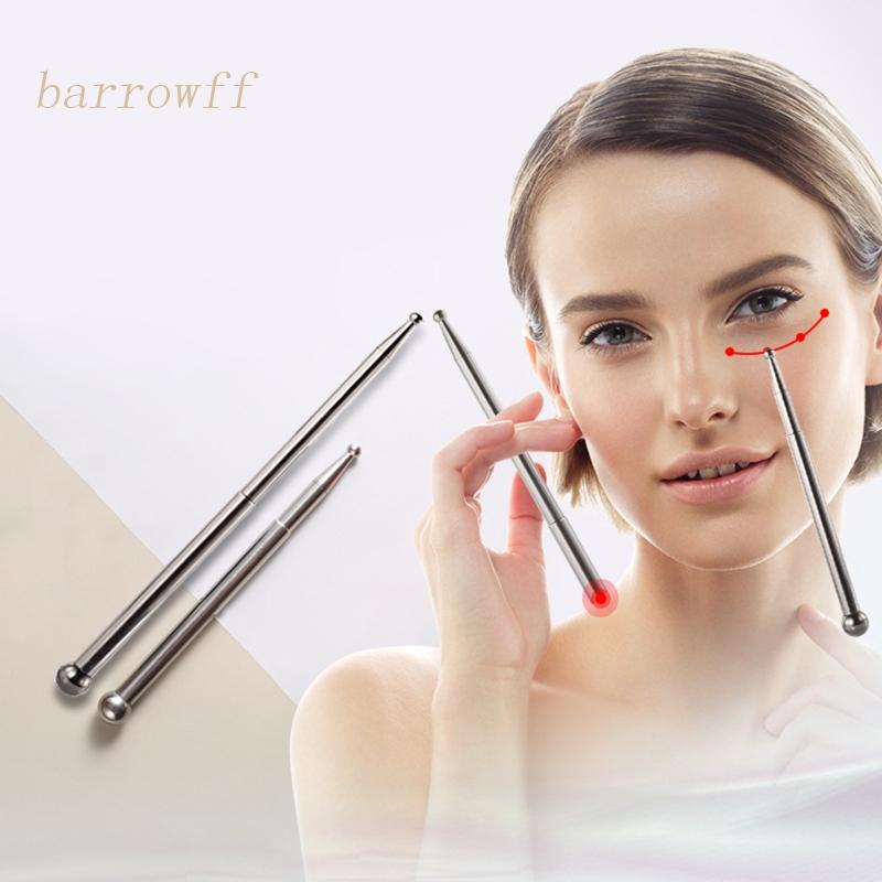 Bút Châm Cứu Mát Xa Mặt Bằng Thép Không Gỉ Tiện Dụng