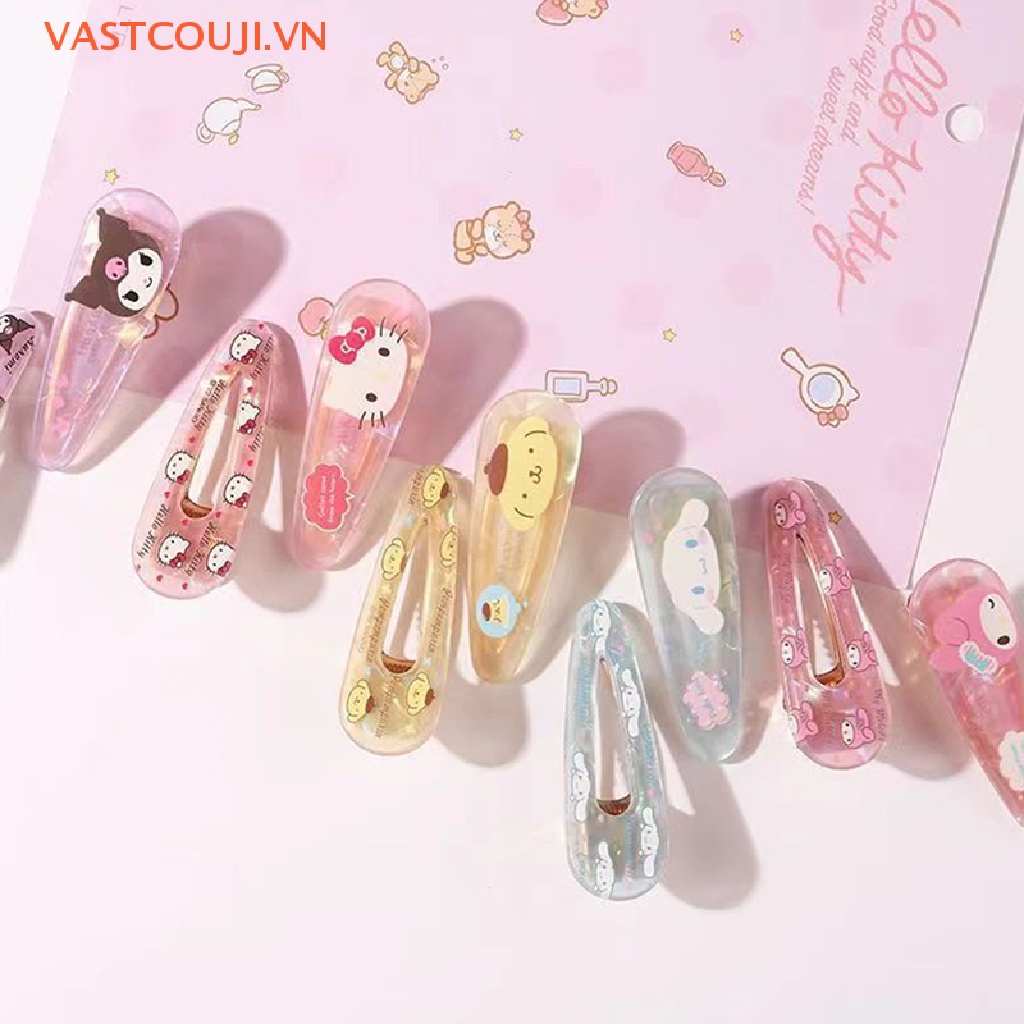 SANRIO Kẹp Tóc Trang Trí Hình Nhân Vật Hoạt Hình Melody Kuromi Baby Dễ Thương Cho Bé Gái