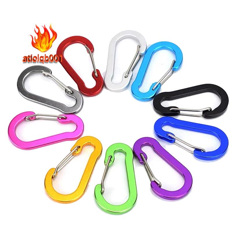 Set 12 Móc Khóa Đa Năng Bằng Thép Không Gỉ Dùng Cho Các Hoạt Động Ngoài Trời