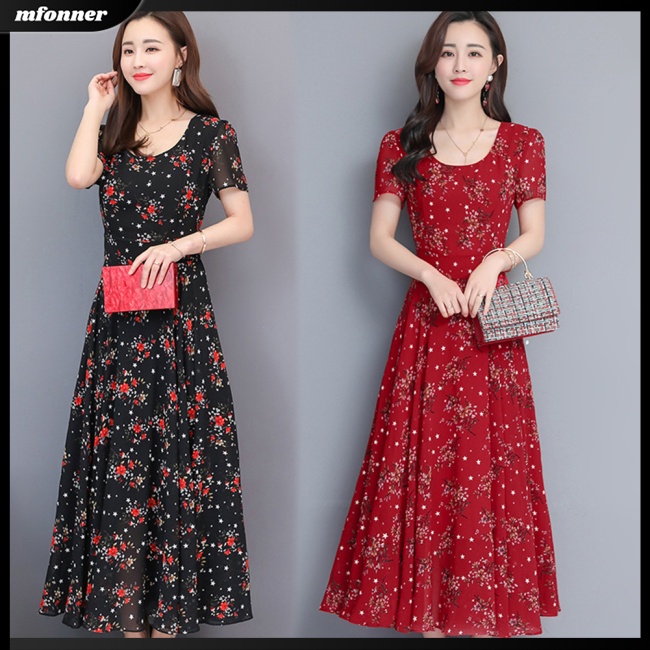 Đầm Dáng Dài Họa Tiết Hoa Thiết Kế Mỏng Thời Trang Mùa Hè Dành Cho Nữ