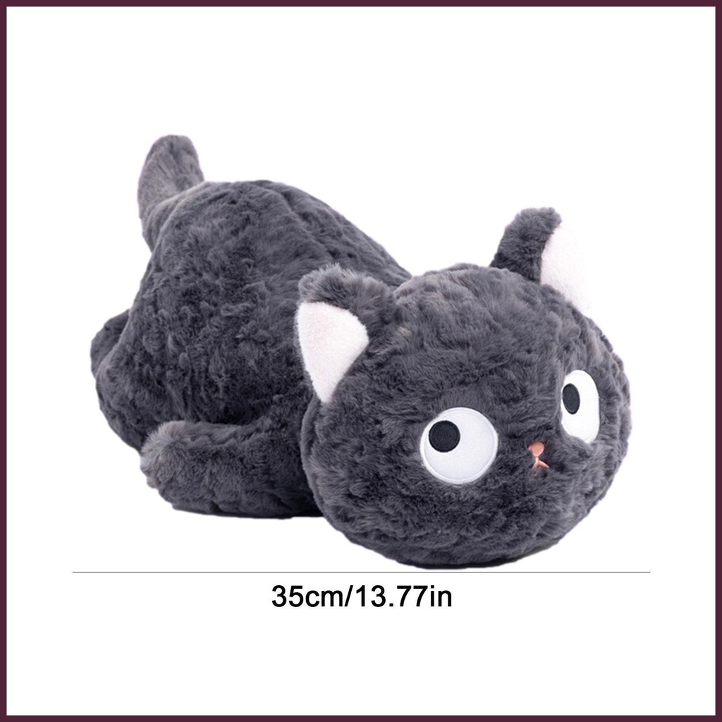 Mèo Đen Nhồi Bông Mắt To Mềm Mại Đáng Yêu