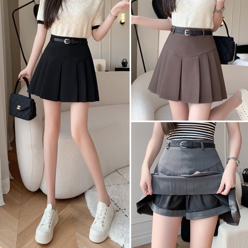 SUXI Chân Váy Chữ A Xếp Li Phong Cách Thanh Lịch Dành Cho Nữ