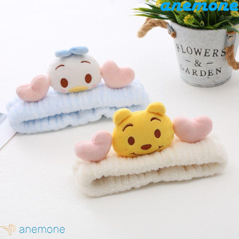 Băng Đô Cài Tóc Hình Gấu Winnie Bằng Vải Bông Thời Trang Dành Cho Bạn Nữ