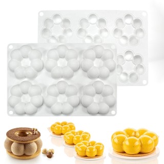 Khuôn silicone 6 Ngăn Làm Bánh donut Tiện Dụng