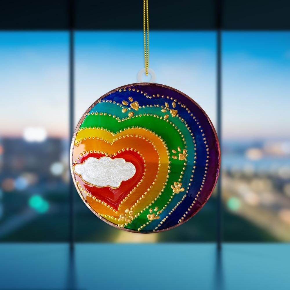 CONOPERY Bùa Đuổi Bắt Giấc Mơ Cầu Vồng Mặt Phẳng Trang Trí Nội Thất