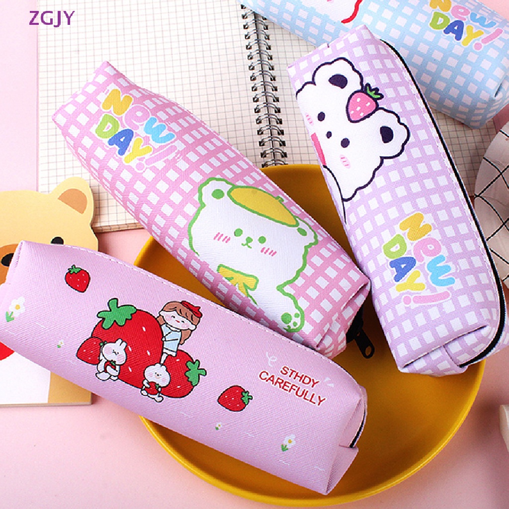 Túi Đựng Bút Bằng PU Họa Tiết Hoạt Hình Dễ Thương Mới