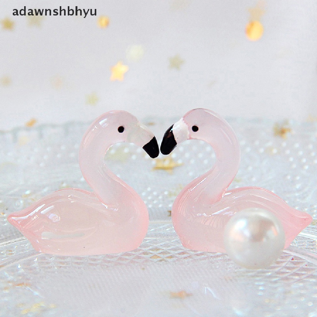 Set 10 Tượng Vịt Con Bằng Nhựa Phát Quang Trang Trí Giáng Sinh