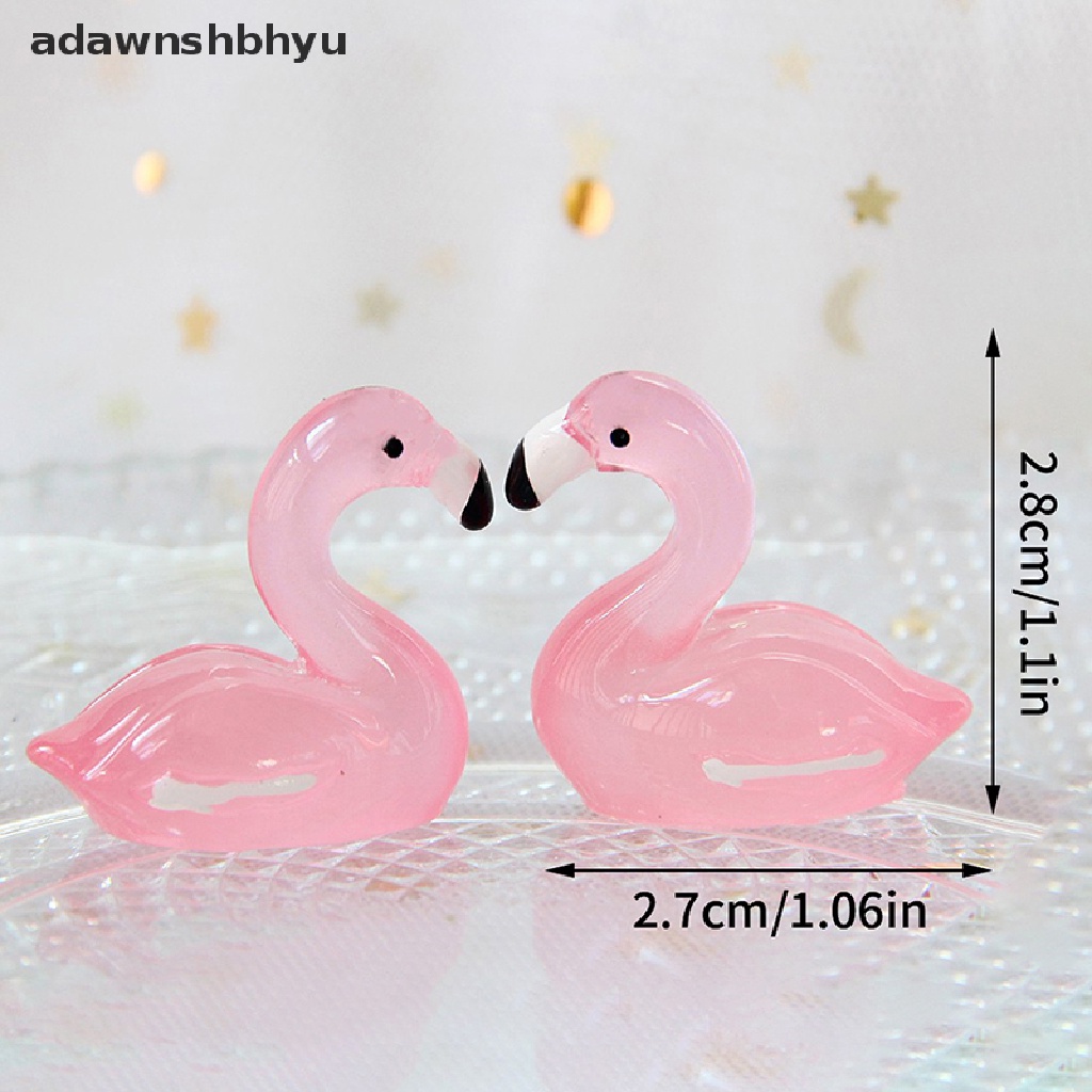 Set 10 Tượng Vịt Con Bằng Nhựa Phát Quang Trang Trí Giáng Sinh