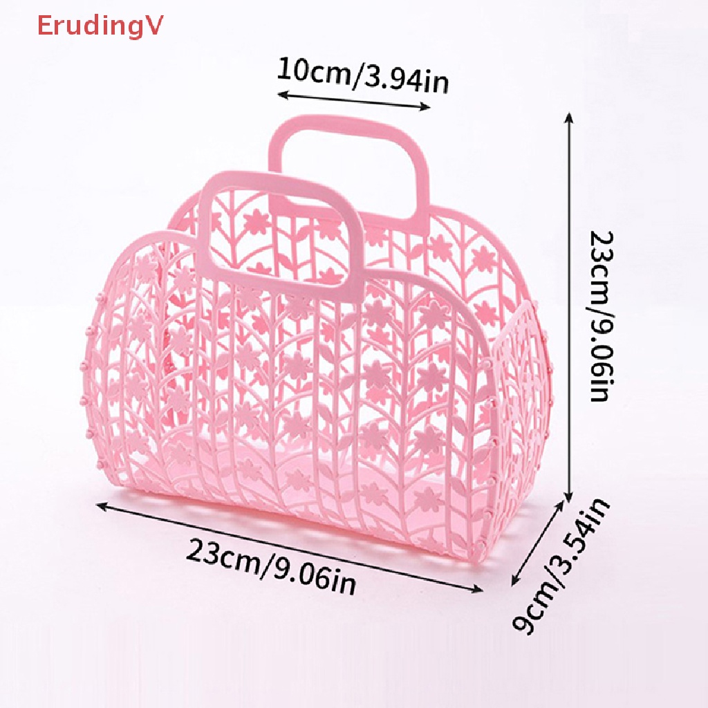 [ErudingV] Giỏ Nhựa Rỗng Đựng Đồ Tắm Có Thể Tháo Rời [Mới]