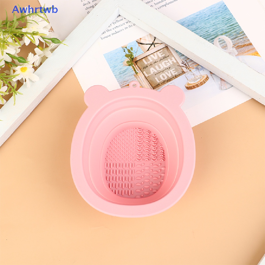 Miếng Silicone Vệ Sinh Cọ Trang Điểm Tiện Lợi Mới