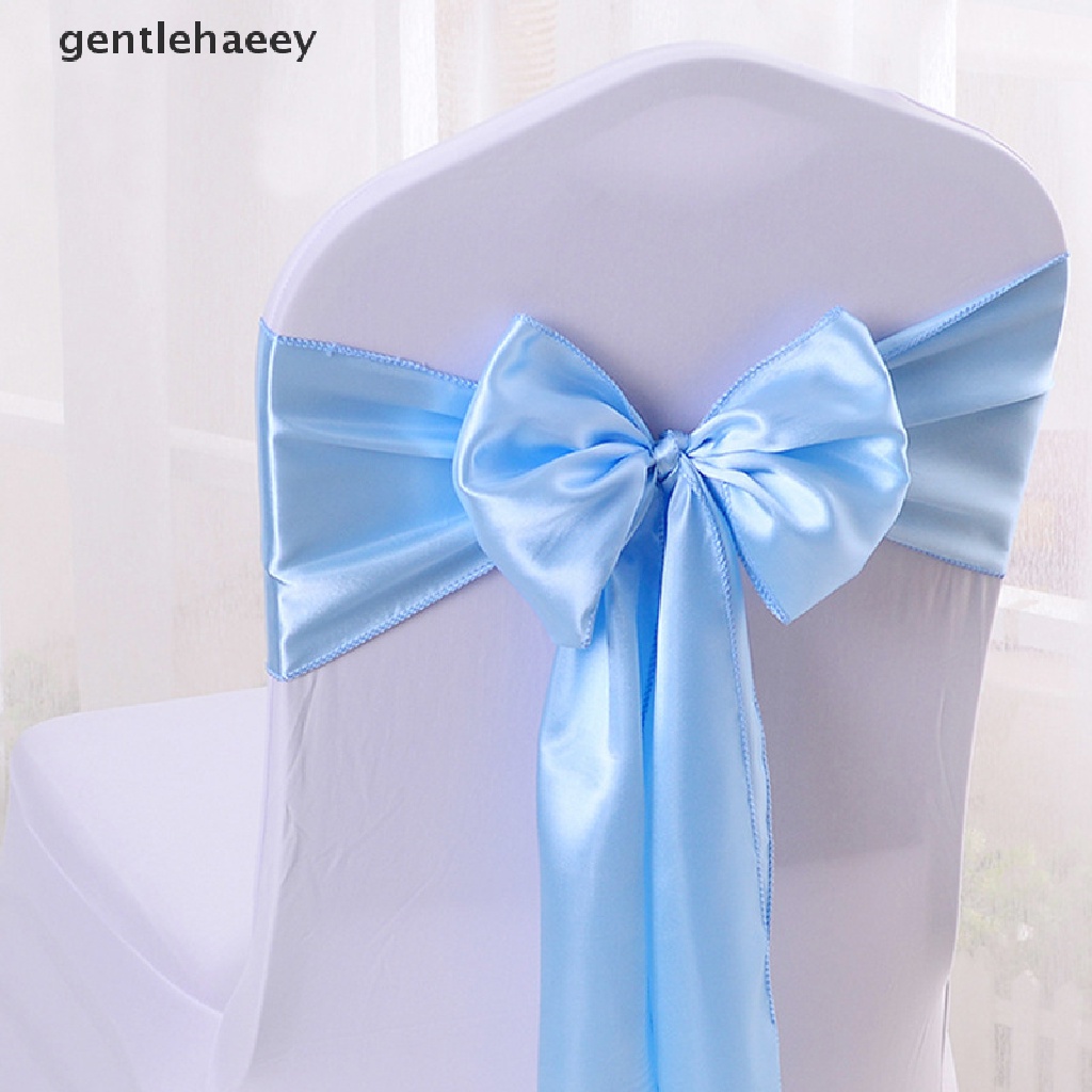 Vỏ Bọc Ghế Thắt Nơ Sa Sash Nhiều Màu Chất Lượng Cao Trang Trí Tiệc Cưới / Sinh Nhật / Khách Sạn