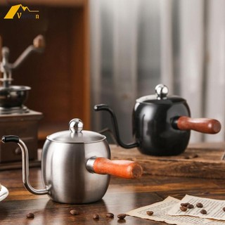 Ấm đun nước cà phê có vòi hẹp dài Nồi cà phê cổ ngỗng bằng thép không gỉ cho máy pha cà phê