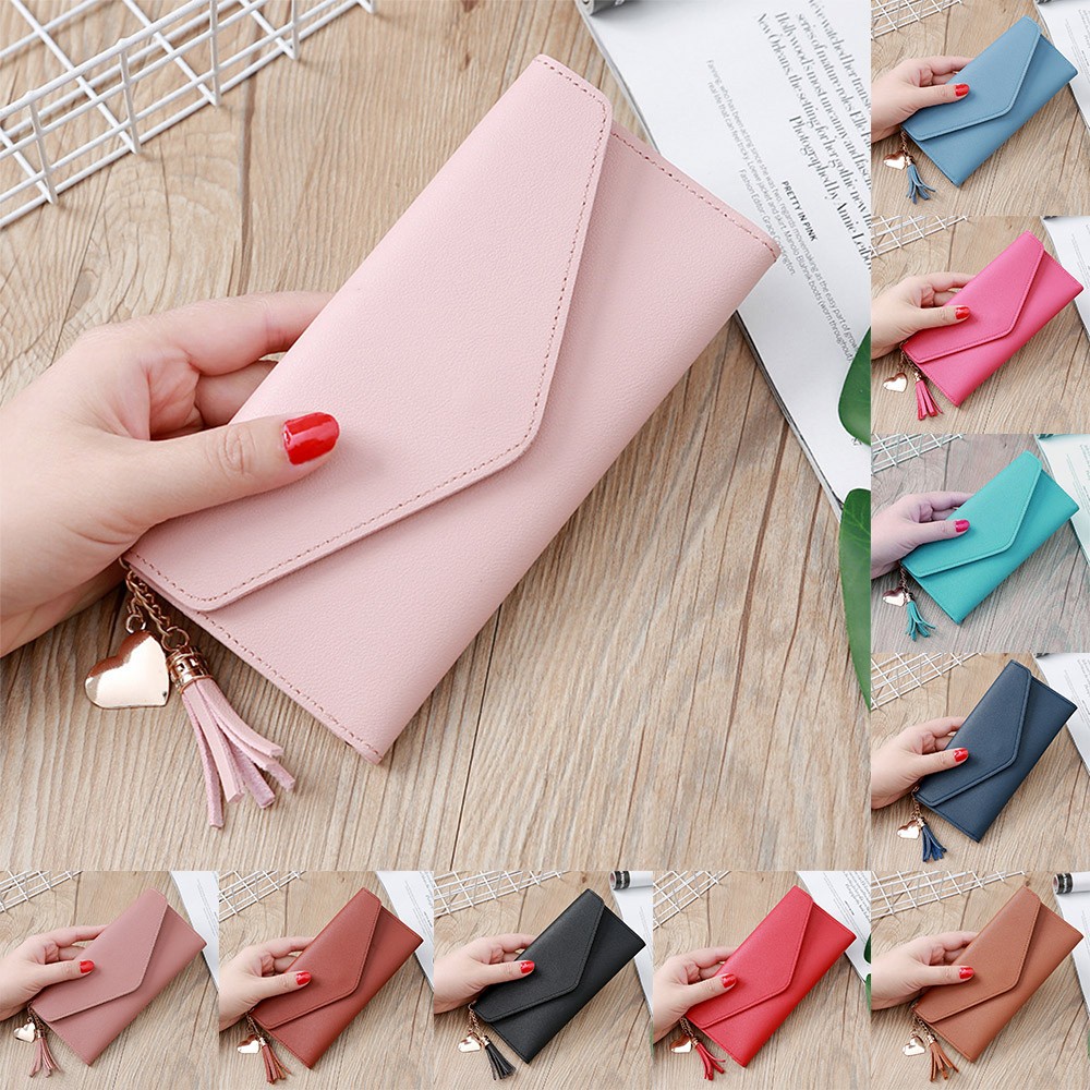 Ví Da Cầm Tay Dáng Dài Thời Trang Dành Cho Nữ