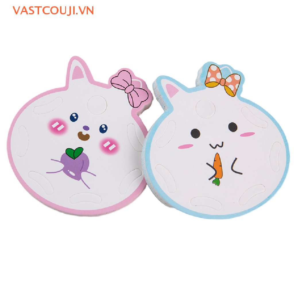 Set 50 Kẹp Tóc Mini Hình Thỏ / Cá Mập Bằng Giấy Dễ Thương