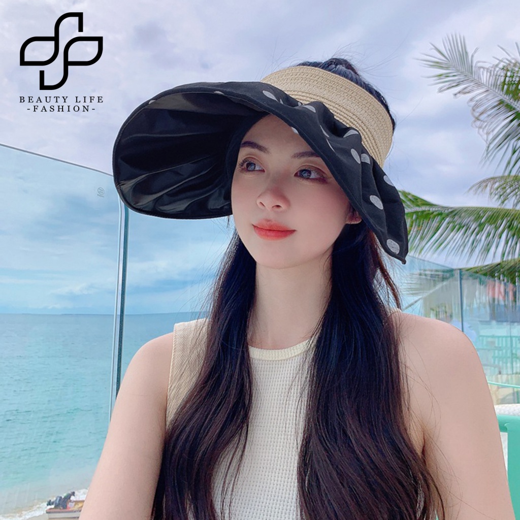 Nón Rộng Vành Chống Nắng Co Giãn Thời Trang Mùa Hè Dành Cho Nữ Sự Bảo Vệ