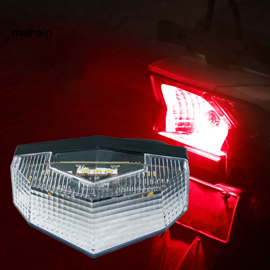 Đèn Hậu Trọng Lượng Nhẹ Đa Năng Cho Xe Mô Tô