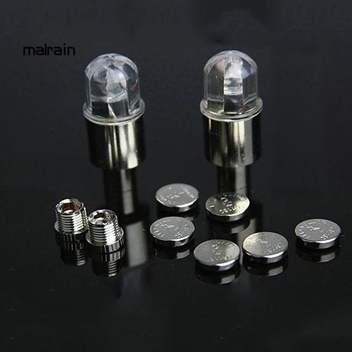 Bộ 2 Nắp Van Bánh Xe Có Đèn LED Nhiều Màu Độc Đáo