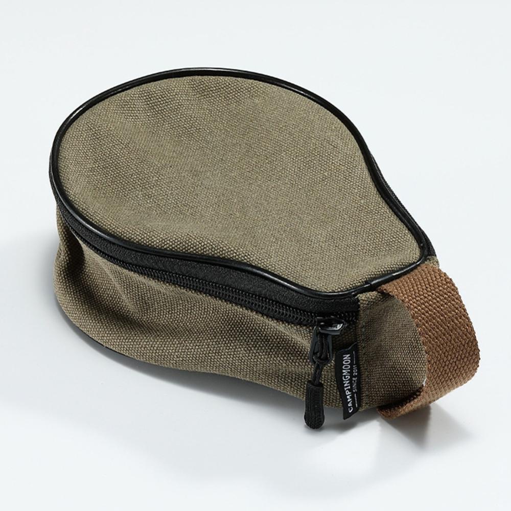 Túi Vải Canvas Đựng Cốc Nước Có Khóa Kéo Tiện Dụng Mang Theo Du Lịch Cắm Trại H4W4