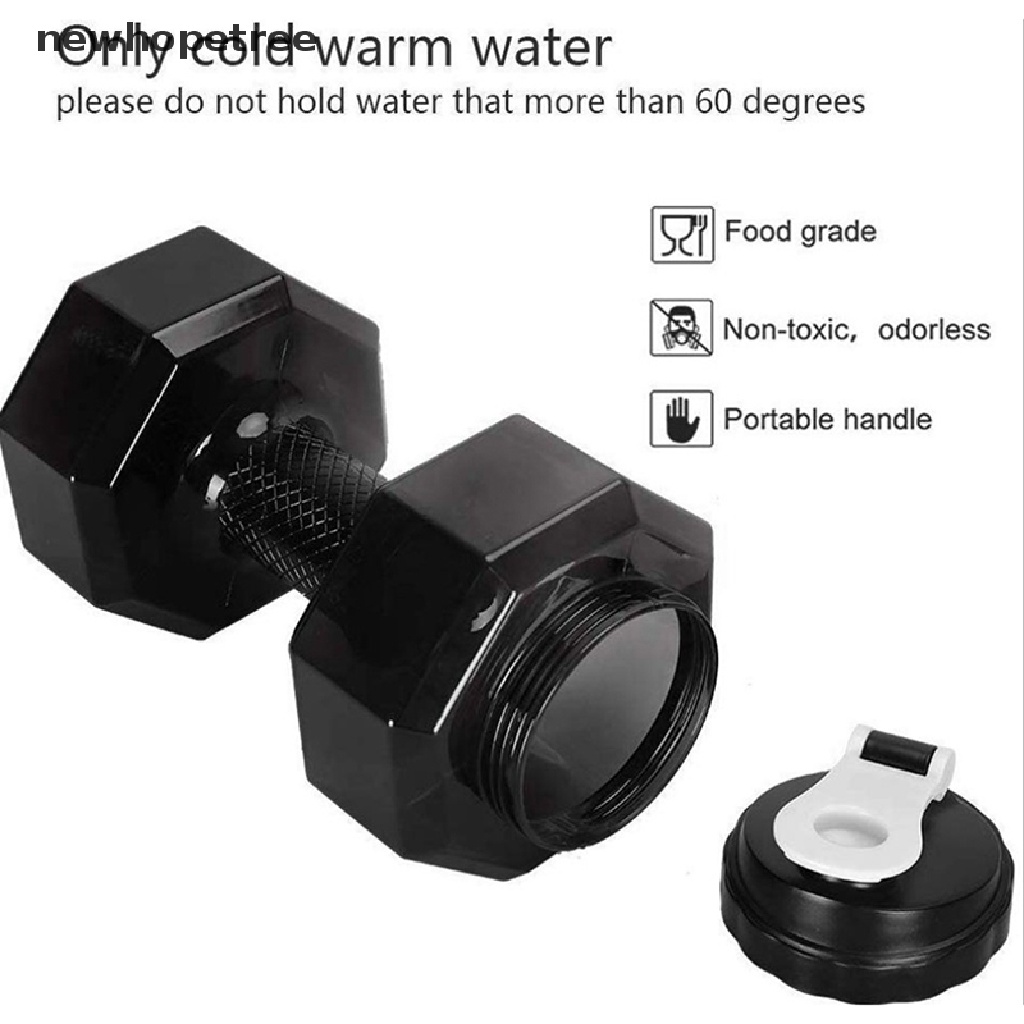 Bình Nước Thể Thao Hình Quả Tạ Dung Tích 2.2L