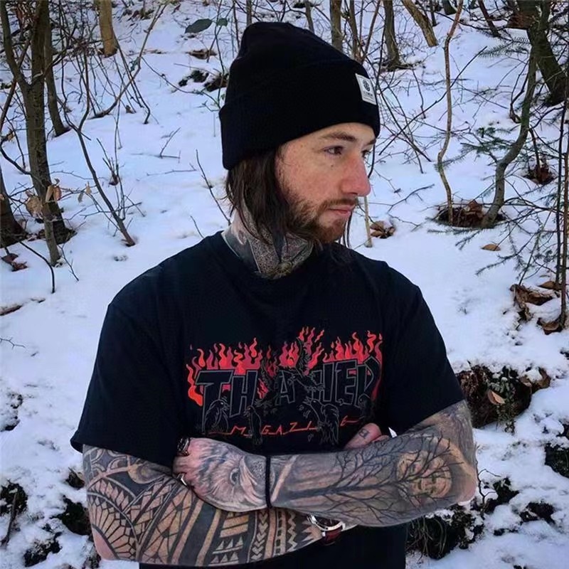 Áo Thun Cotton Tay Ngắn Dáng Rộng In Chữ Đục Lỗ Plus Size Cho Nam Nữ