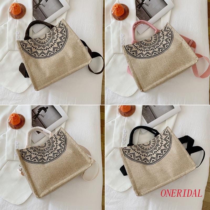 Túi Xách Canvas Cỡ Lớn Có Thể Tái Sử Dụng Thời Trang Cho Nữ