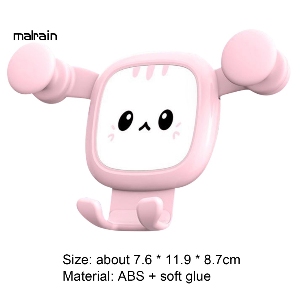 Giá Đỡ Điện Thoại Di Động Hình Mèo Có Thể Điều Chỉnh Cho Xe Hơi