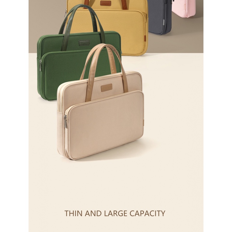 Túi Đựng Laptop Đeo Vai Cho Macbook Air Pro HP Huawei Asus Dell 13 14 15 15.6 17 inch