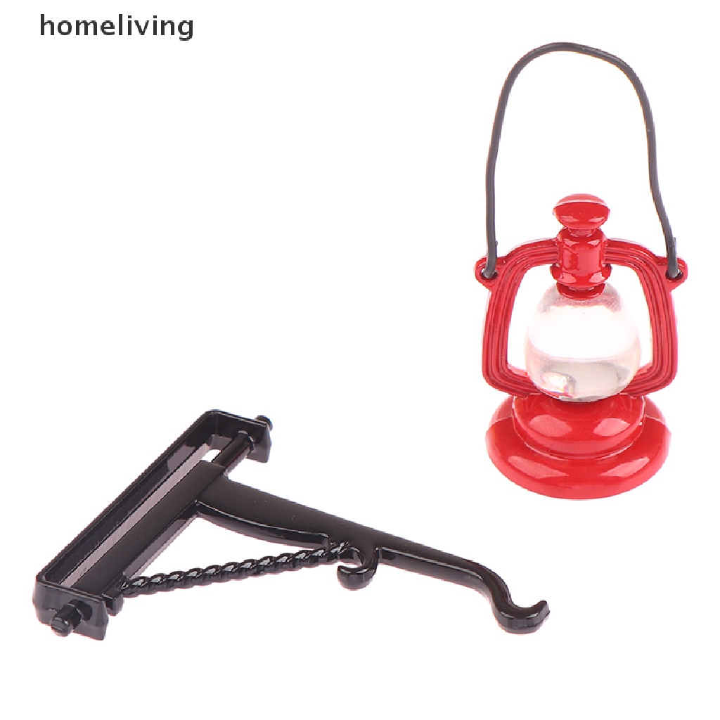 1 Bộ Đèn Dầu Trang Trí Nhà Búp Bê Tỉ Lệ 1: 12