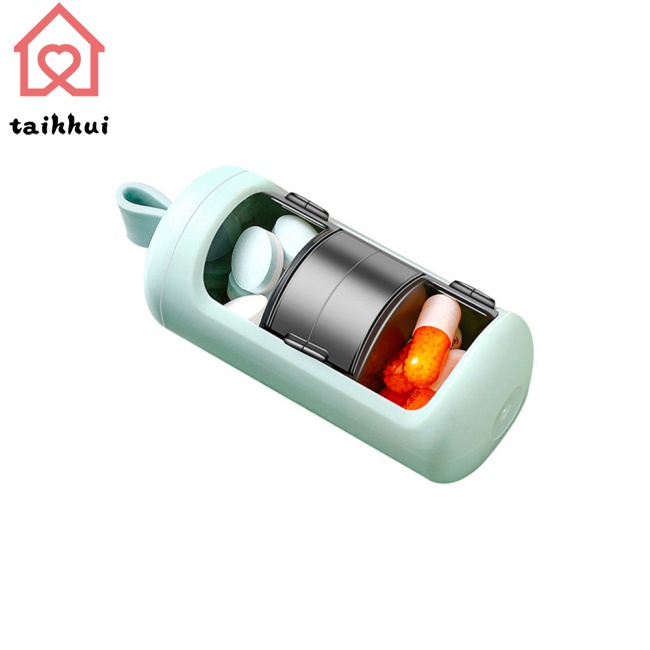 Hộp Đựng Thuốc / Vitamin / Thuốc Mini Di Động Tiện Dụng Cho Gia Đình