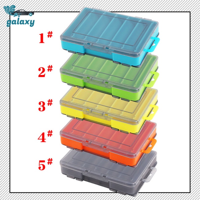 Galaxy Hộp Đựng Mồi Câu Cá 12 Ngăn Hình Chữ U Đa Năng