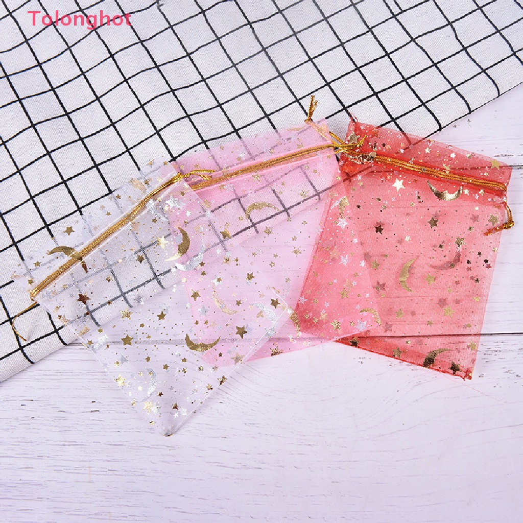 Set 25 / 50 Túi Đựng Trang Sức Hình Ngôi Sao Dễ Thương