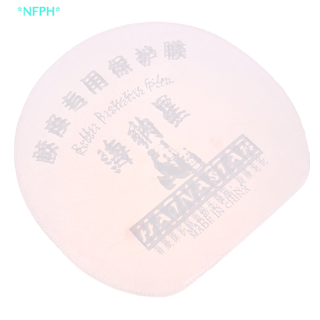 Bộ 10 Miếng Dán Trong Suốt Bảo Vệ Vợt Ping Pong Mới