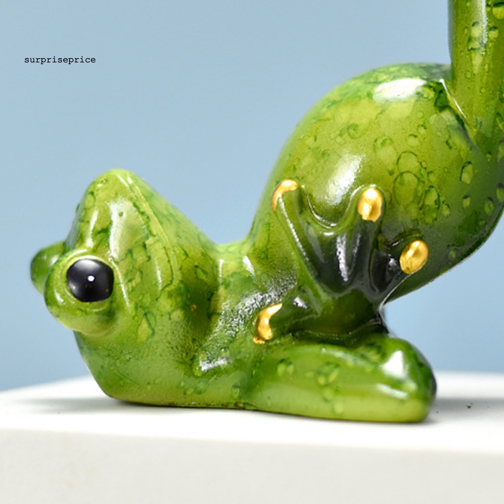 Tượng Ếch Bằng Nhựa Resin Nhiều Màu Sắc Trang Trí Sân Vườn