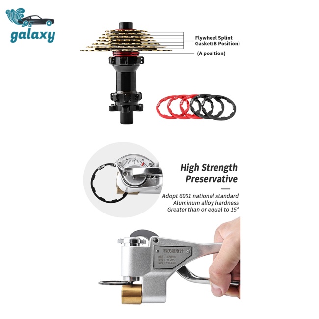 Galaxy Bộ Líp Xe Đạp Leo Núi Bằng Hợp Kim Nhôm 1 / 1.5 / 1.85 / 2 / 2.18 / 2.35 / 2.5mm