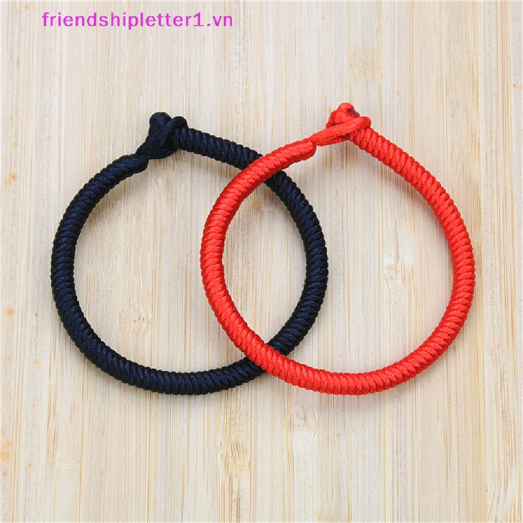 Vòng Tay Dây Bện Màu Đỏ May Mắn Phong Cách Dân Tộc Làm Quà Tặng Cho Bạn Bè