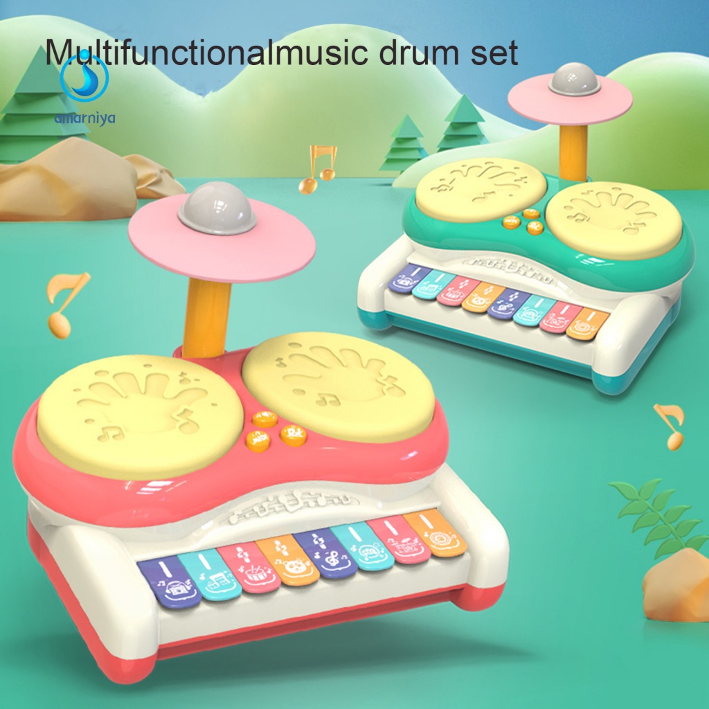 Trống Đồ Chơi Mềm Mại Có Đèn Đa Năng Cho Bé