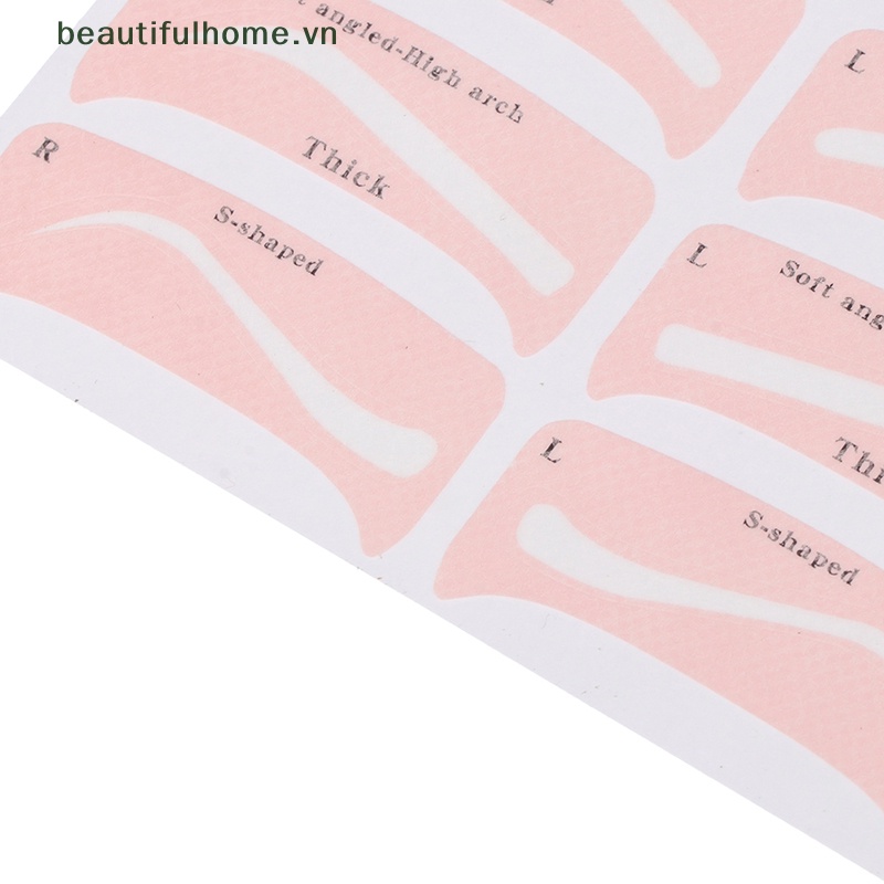 Bộ 24 Cặp Khuôn Hỗ Trợ Định Hình Lông Mày Tiện Dụng