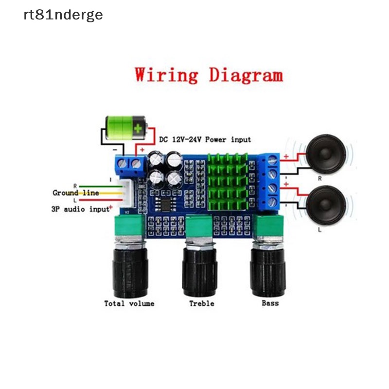 Bảng Mạch Khuếch Đại Âm Thanh Kỹ Thuật Số Kênh Kép XH-M567 TPA3116D2