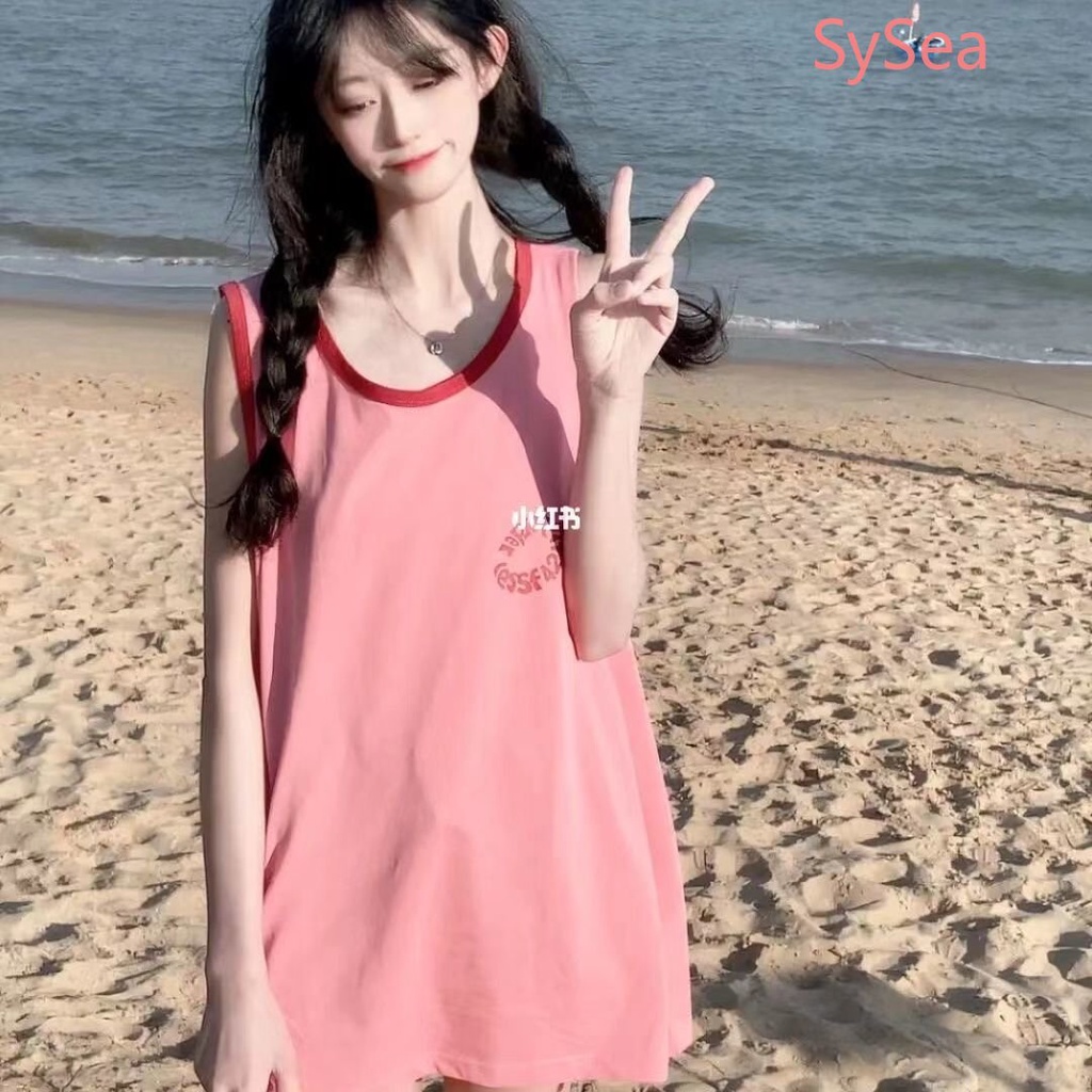 Áo Hai Dây Dáng Rộng Thời Trang Mùa Hè Mỹ Cho Nữ